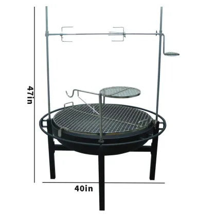 Multifunction Fire Pits Wood Burning BBQ grill Outdoor Fire pit