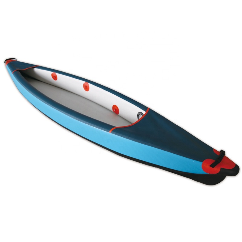High Pressure Drop Stitch Inflatable 3-Person Pedal Kayak for Lake and River Watersports