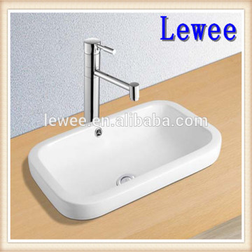 Bathroom economical ceramic hand wash basins designs LW-298