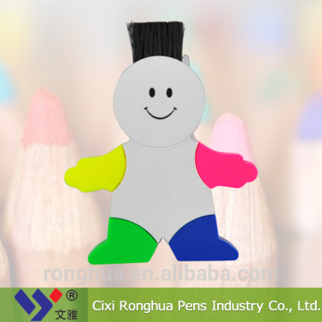 2015 factory lovely snowman shape highlighter with brush