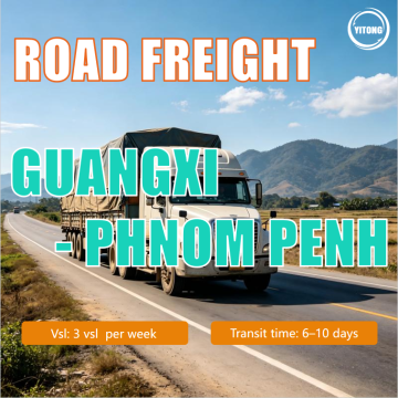 Straßengüterverkehr von Guangxi nach Phnom Penh, Kambodscha