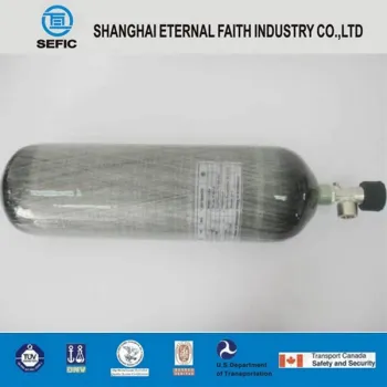 Industry Gas Cylinder High Pressure Wrapped Carbon fiber Gas Cylinder Composite Gas Cylinder