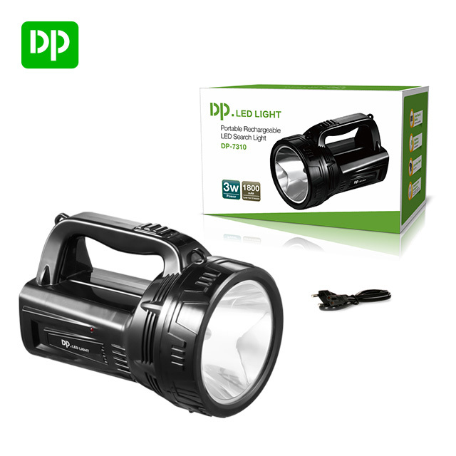 LED High-Power Rechargeable Searchlight Built-in Charger