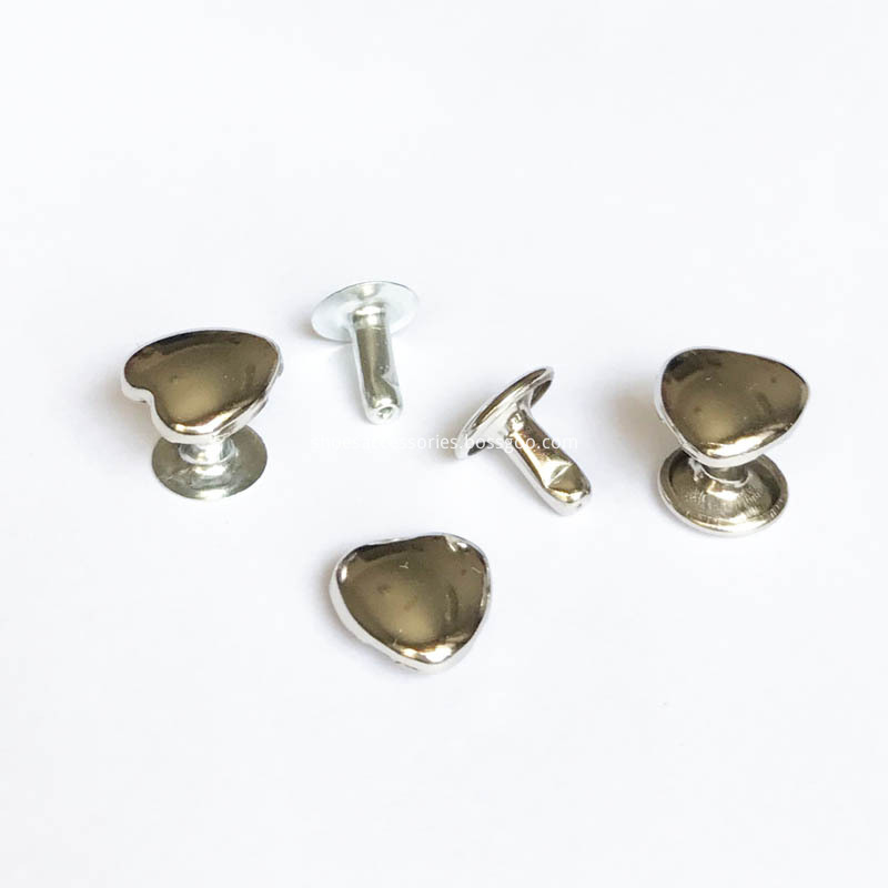 12mm Heart Rivets