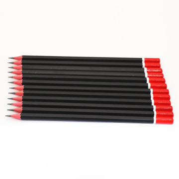 HB Pencil Black Painting With Red Dipping PVC Pet Box