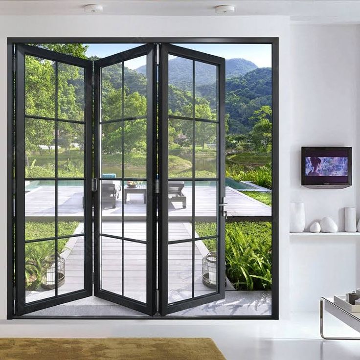 Aluminium folding doors for patio