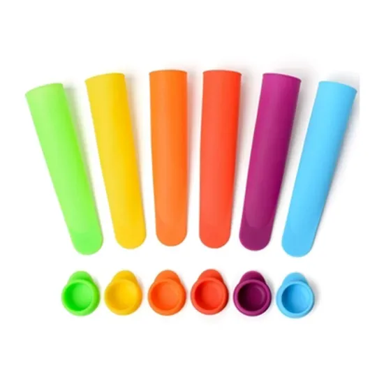 Custom Silicone Ice Pop Mold with Lid