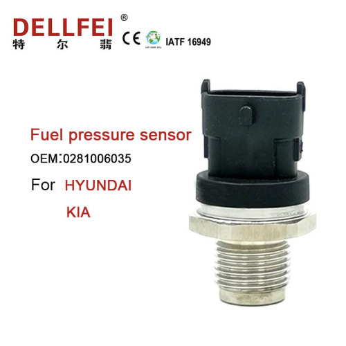 Fuel Rail Pressure Common rail pressure sensors 0281006035 For HYUNDAI KIA Factory