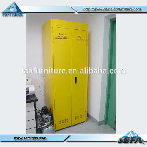 Fire Resistant Epoxy Resin Laboratory Furniture Gas Cabinet