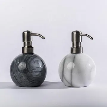 Marble Soap Dispenser, Storage Jar, and Lotion Jar: Stylish Hand Wash Bottles for Your Bathroom