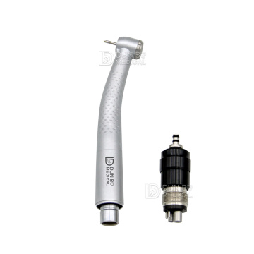 Pieza de mano dental de alta velocidad con conector rápido