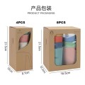 Plastic Customized Logo Mugs Plastic Mug Modern