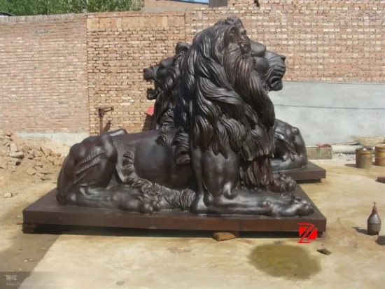 bronze decorative lion statue for sale