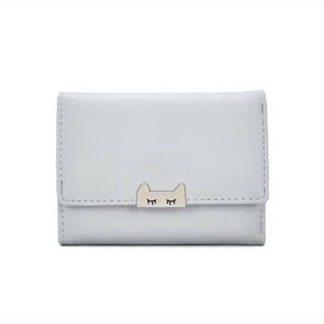 Personality wallet simple folding short wallet female