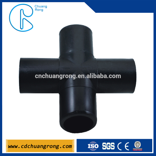 HDPE Butt Fusion cross Pipe fittings