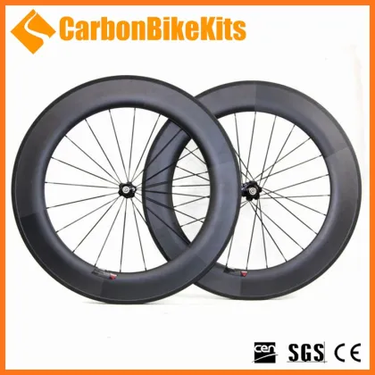 CW88T carbon fiber race wheels bike wheels 700c for 88mm carbon bike tubular wheels Carbon fiber bike wheels