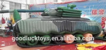 Guangdong Cool advertising inflatable tank model,Paintball bunker tanks