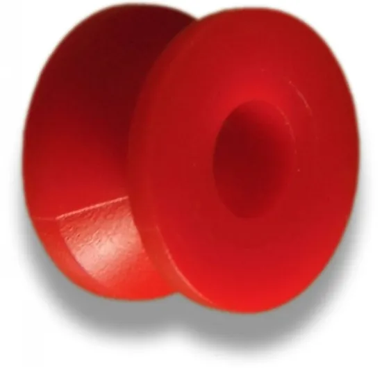 Customerized red small plastic pulley with ISO9001
