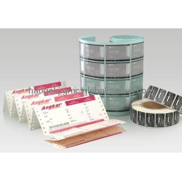 Roll stickers, self-adhesive sticker