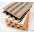 Popular waterproof wood grain fluted panel