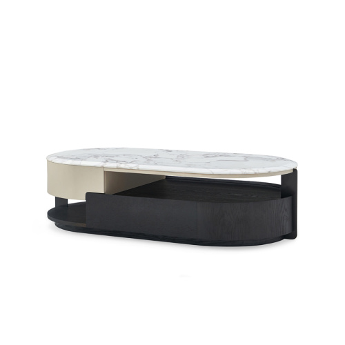 Elegant Unique Black Coffee Table Modern New Style Coffee Table Supplier
