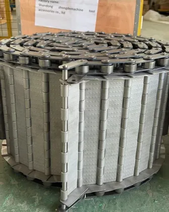 Galvanized steel chain plate conveyor hinged chain plate