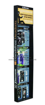 Oem Design Pop Corrugated Cardboard Sidekick Display Conveniences To Transportation