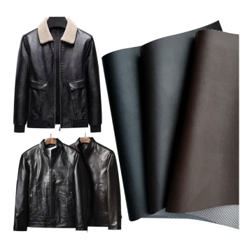 Affordable Embossed PVC Faux Chinese Leather for Jacket and Garment Industry