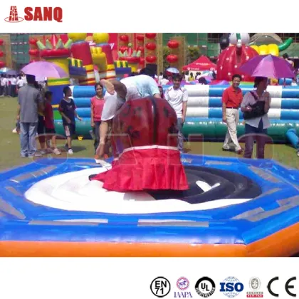 2016 hot sale mechanical red bull machine, bull rodeo simulator , rodeo bull ride game for sale