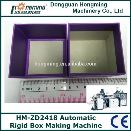 HM-ZD2418 Automatic Jadeite Rigid Box Making Machine