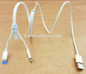 fashion cheap custom logo metal zipper earphone in ear earphone Bass Headset