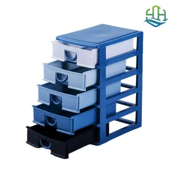 Modern Minimalist 5-Tier Gradient Storage Box