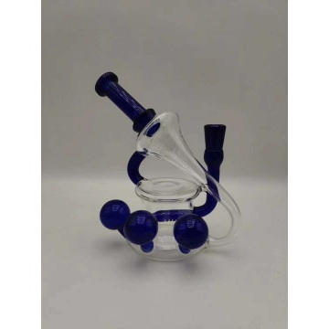 Novel  Mini Glass Bongs with Sloping Neck