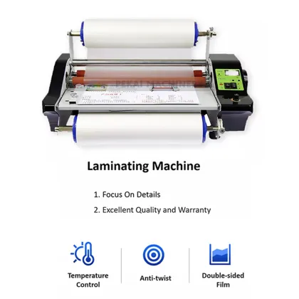 Automatic Cold & Hot Roll Laminator for UV DTF Sticker Transfer