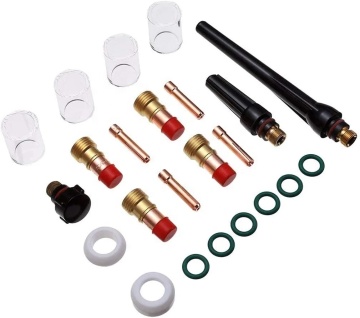UWELD WP-17/18/26 Champagne Clear Nozzle Kit for TIG Welding