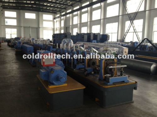 Galvanized steel tube forming machine