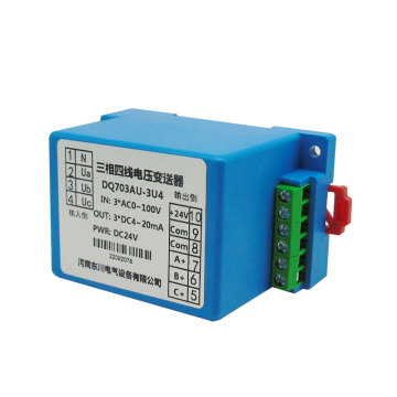 DQ703AU-3U4 AC वोल्टेज सेंसर 0-500V इनपुट 4-20MA आउटपुट