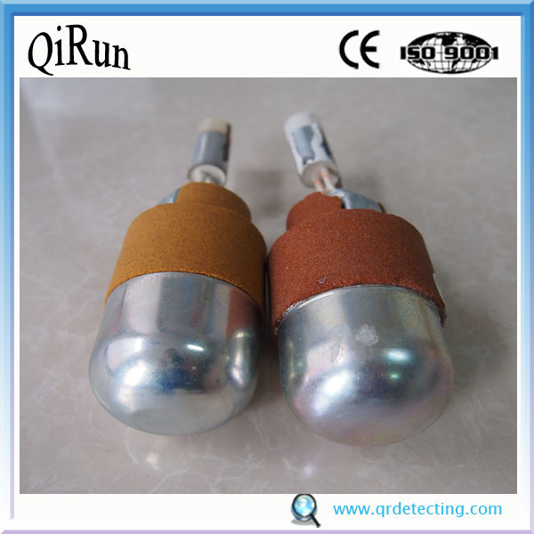 Oxygen and Sampling Probe for Molten Steel