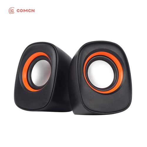 Plastic PC Speakers Computer speaker stand 2 way Supplier