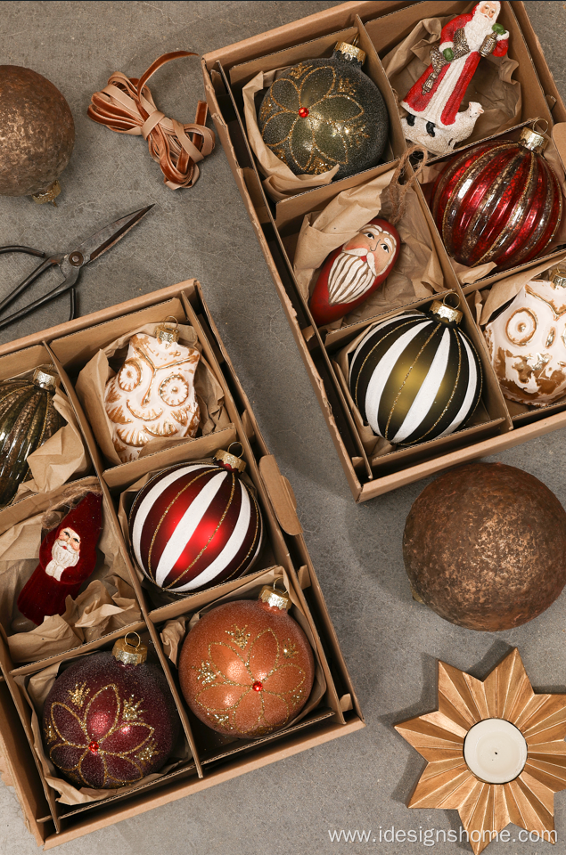 Traditional Christmas Ball Ornaments Decorative Balls