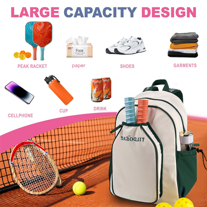 High quality Nylon material Pickleball backpack