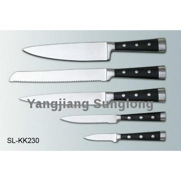Set de couteau de cuisine en acier inoxydable KK230