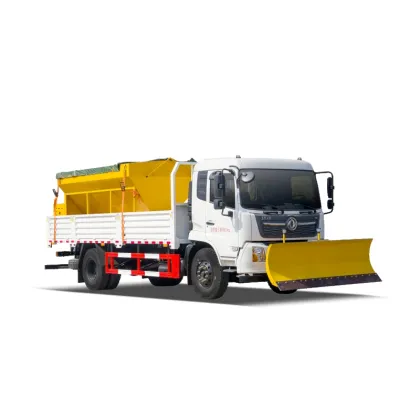 High-efficiency road snow removal vehicle