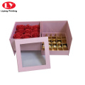 Caja de embalaje de regalo de cartón de chocolate de lujo personalizado de lujo