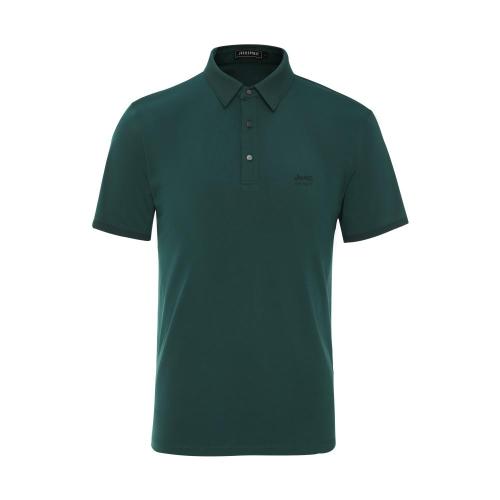 Polo collar Short-Sleeved Men's Top