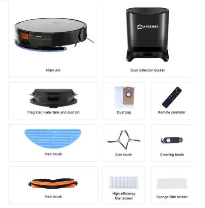 Factory Wholesale: Self-Emptying Robot Vacuum Cleaner for Household Cleaning