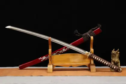 T10 Burnt Blade Polished Samurai Sword - Skylark