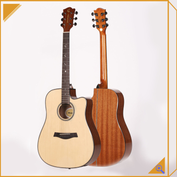 china manufacturer 41 inch high quality acoustic guitar white for sale
