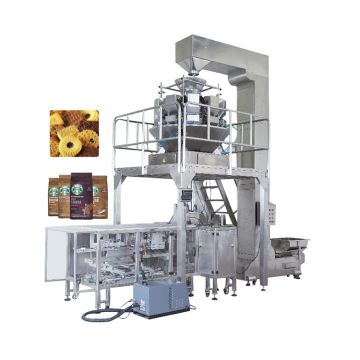 Multihead Paper Premade Bag Packing Machine for Candy, Popcorn, and Chips