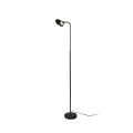 Black Nordic bedside floor lamp